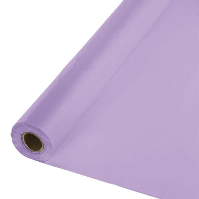 Luscious Lavender Plastic Banquet Table Roll 100ft x 40 inch - Solid Color Party Tableware by Creative Converting