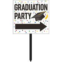 6 pc Bulk Graduation Yard Signs - Graduation Party Supplies by Creative Converting