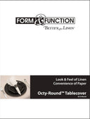 Bulk 12 pc White Better than Linen Round  - Solid Color Party Tableware by Creative Converting