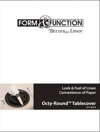 Bulk 12 pc White Better than Linen Round  - Solid Color Party Tableware by Creative Converting