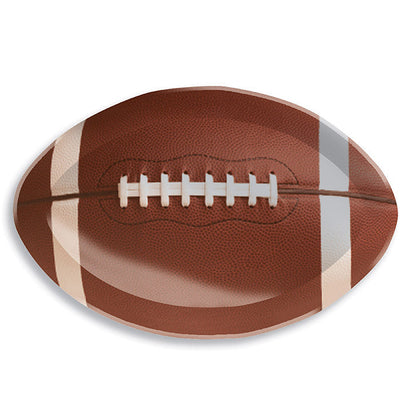 12 pc Bulk Football Plastic Trays - Sports Party Supplies by Creative Converting