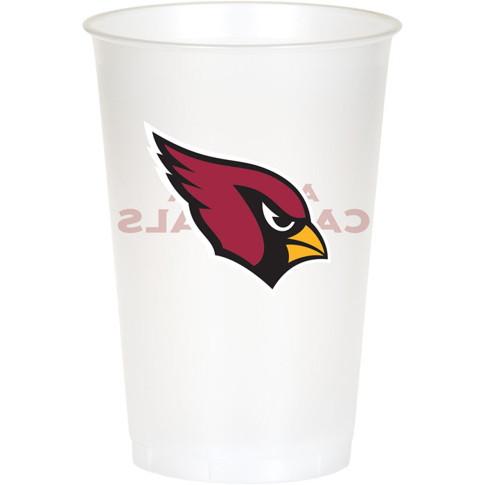 96 pc Bulk Arizona Cardinals 20 oz Plastic Cups - Sports Party Supplies by Creative Converting