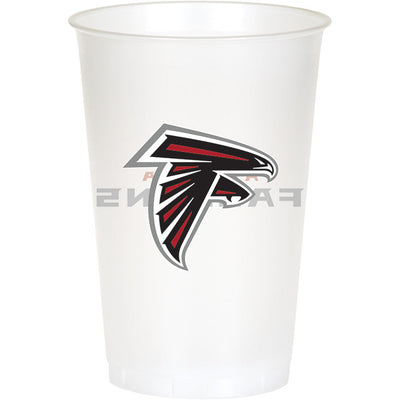 96/Case Bulk Atlanta Falcons 20 oz Plastic Cups