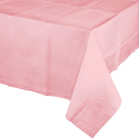 Bulk 6 pc Classic Pink Paper Table Covers 54