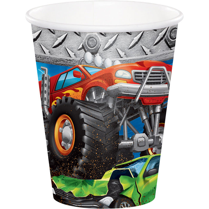 96 pc Bulk Monster Truck Cups - Birthday Party Supplies by Creative Converting