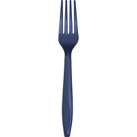 Bulk 288 pc Navy Plastic Forks  - Solid Color Party Tableware by Creative Converting