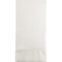 Bulk 192 pc White 3 Ply Guest Towels  - Solid Color Party Tableware by Creative Converting
