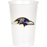 96 pc Bulk Baltimore Ravens 20 oz Plastic Cups - Sports Party Supplies by Creative Converting