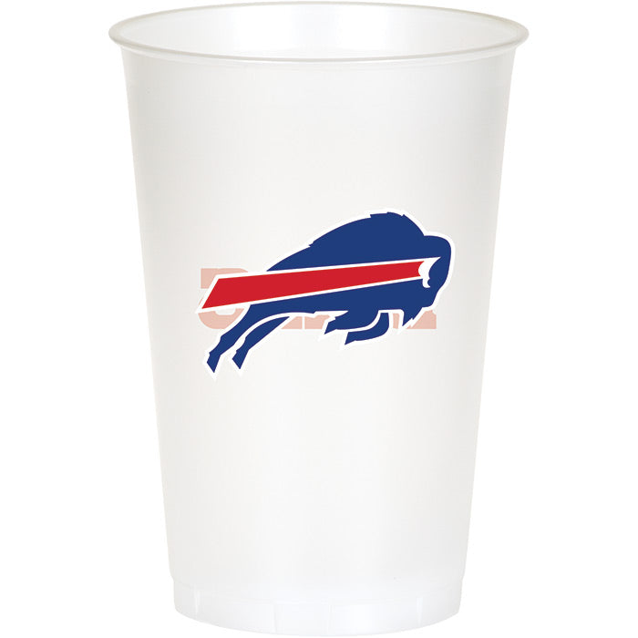 96 pc Bulk Buffalo Bills 20 oz Plastic Cups - Sports Party Supplies by Creative Converting