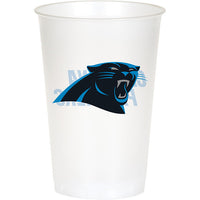 96/Case Bulk Carolina Panthers 20 oz Plastic Cups