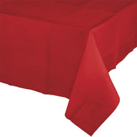 Bulk 6 pc Classic Red Paper Table Covers 54