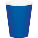 Bulk 96 pc Cobalt Blue Value Friendly 9 oz Hot & Cold Cups - Solid Color Party Tableware by Creative Converting