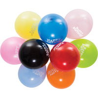 180 pc Bulk Assorted Happy Birthday Balloons - Birthday Party Supplies by Creative Converting