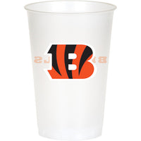 96 pc Bulk Cincinnati Bengals 20 oz Plastic Cups - Sports Party Supplies by Creative Converting