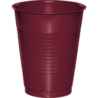 Bulk 240 pc Burgundy 16 oz Plastic Cups - Solid Color Party Tableware by Creative Converting