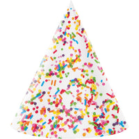 48 pc Bulk Confetti Sprinkles Party Hats - Birthday Party Supplies by Creative Converting