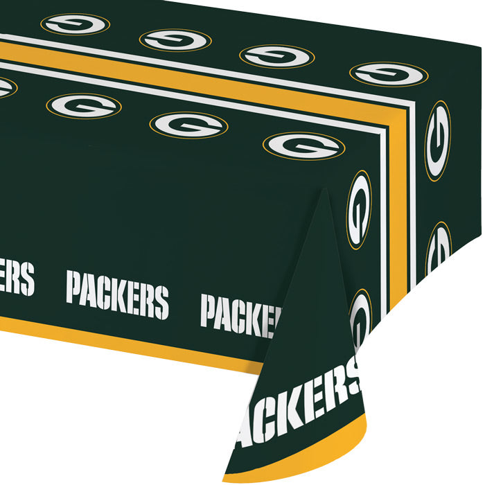 12 pc Bulk Green Bay Packers Table Covers - Sports Party Supplies by Creative Converting
