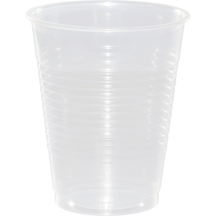Bulk 240 pc Clear 16 oz Plastic Cups - Solid Color Party Tableware by Creative Converting