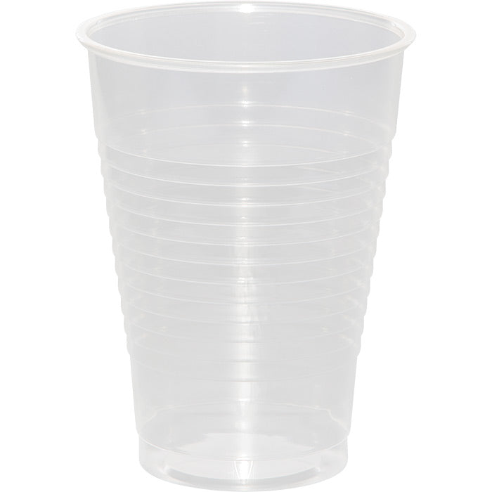 Bulk 240 pc Clear 12 oz Plastic Cups - Solid Color Party Tableware by Creative Converting