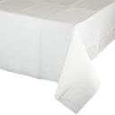 Bulk 6 pc White Paper Table Covers 54" x 108" - Solid Color Party Tableware by Creative Converting