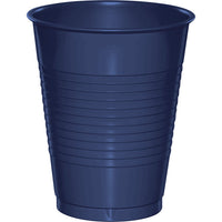 Bulk 240 pc Navy 16 oz Plastic Cups - Solid Color Party Tableware by Creative Converting