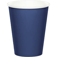 Bulk 240 pc Navy 9 oz Hot & Cold Cups - Solid Color Party Tableware by Creative Converting