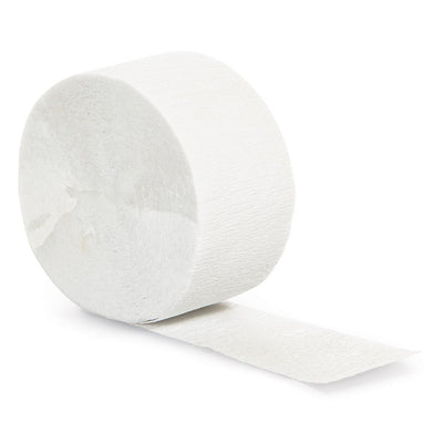 Bulk 12 pc White Crepe Streamer 81 ft  - Solid Color Party Tableware by Creative Converting
