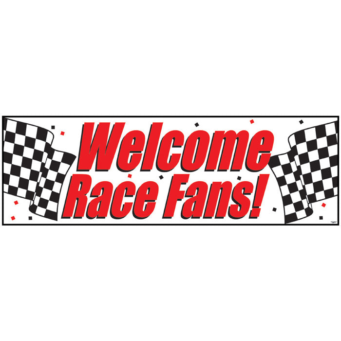 6 pc Bulk Racing Giant Party Banners - Sports Party Supplies by Creative Converting