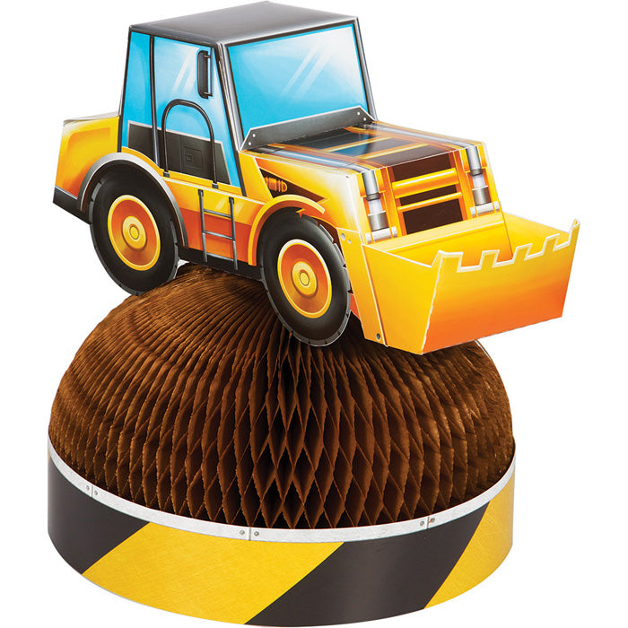 6 pc Bulk Big Dig Construction Centerpieces - Birthday Party Supplies by Creative Converting