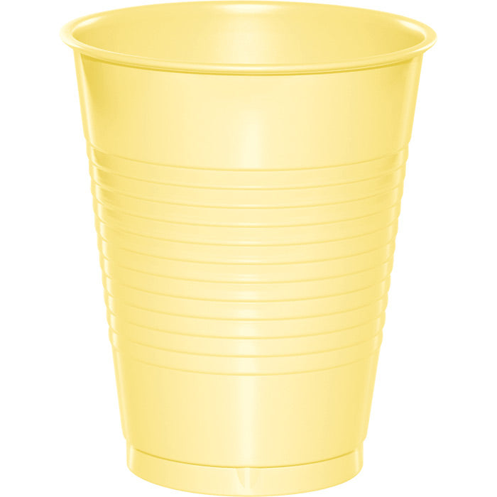 Bulk 240 pc Mimosa 16 oz Plastic Cups - Solid Color Party Tableware by Creative Converting