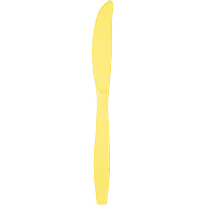 Bulk 288 pc Mimosa Plastic Knives  - Solid Color Party Tableware by Creative Converting