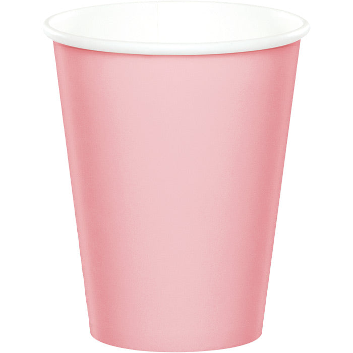 Bulk 240 pc Classic Pink 9 oz Hot & Cold Cups - Solid Color Party Tableware by Creative Converting