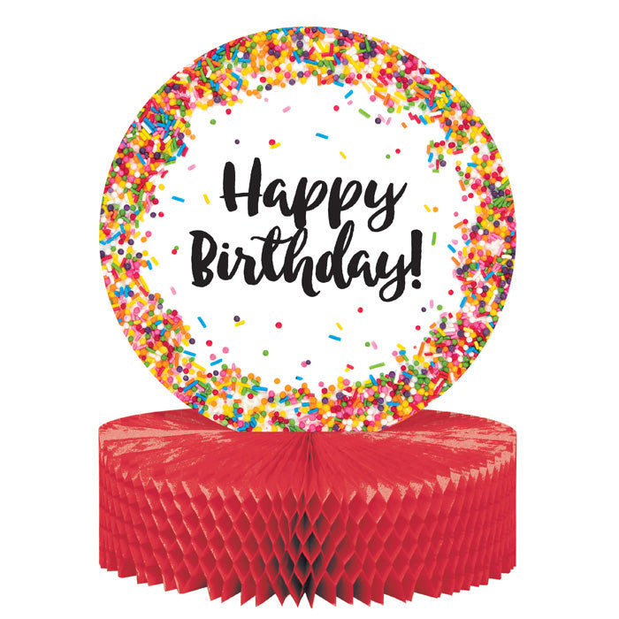 6 pc Bulk Confetti Sprinkles Centerpieces - Birthday Party Supplies by Creative Converting