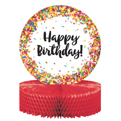 6 pc Bulk Confetti Sprinkles Centerpieces - Birthday Party Supplies by Creative Converting