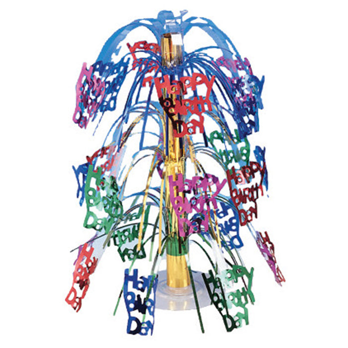 6 pc Bulk Happy Birthday Centerpieces - Birthday Party Supplies by Creative Converting