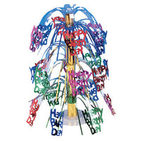 6 pc Bulk Happy Birthday Centerpieces - Birthday Party Supplies by Creative Converting