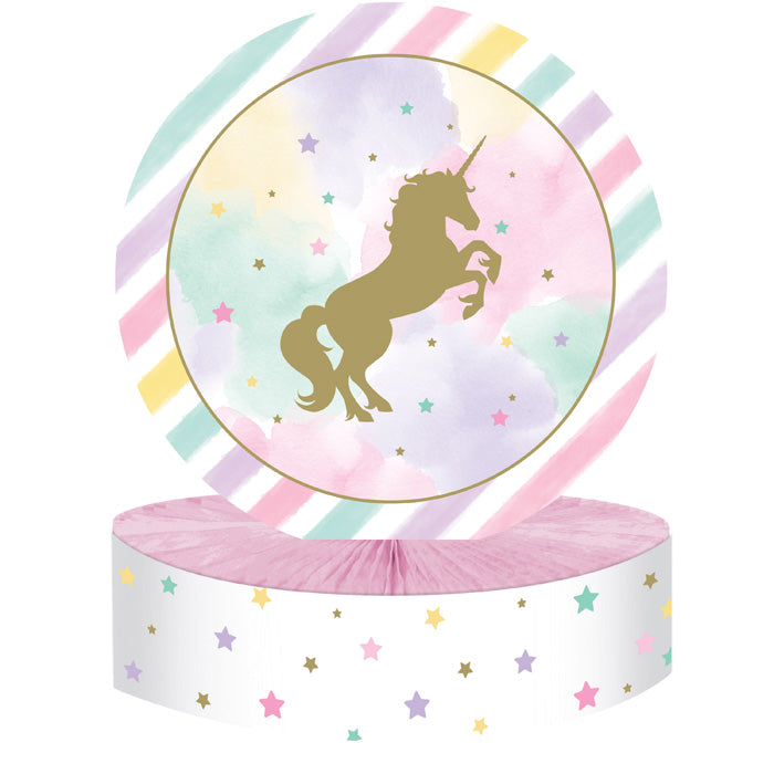 6 pc Bulk Sparkle Unicorn Centerpieces - Birthday Party Supplies by Creative Converting