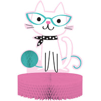 6 pc Bulk Purr-fect Cat Party Centerpieces - Birthday Party Supplies by Creative Converting
