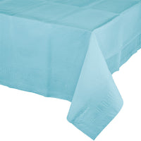 Bulk 6 pc Pastel Blue Paper Table Covers 54