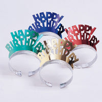 48 pc Bulk Foil Birthday Tiaras - Birthday Party Supplies by Creative Converting