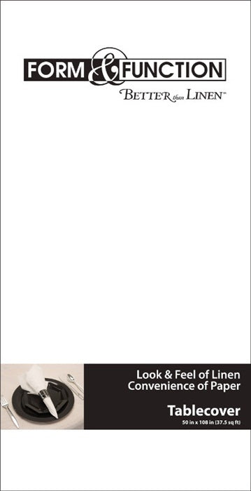 Bulk 12 pc White Better than Linen Table Covers - Solid Color Party Tableware by Creative Converting