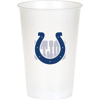 96 pc Bulk Indianapolis Colts 20 oz Plastic Cups - Sports Party Supplies by Creative Converting