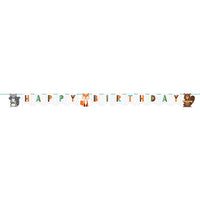 12 pc Bulk Wild One Woodland Banners - Birthday Party Supplies by Creative Converting