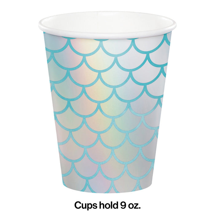 96ct Bulk Iridescent Mermaid Cups