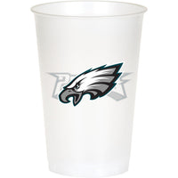 96 pc Bulk Philadelphia Eagles 20 oz Plastic Cups - Sports Party Supplies by Creative Converting