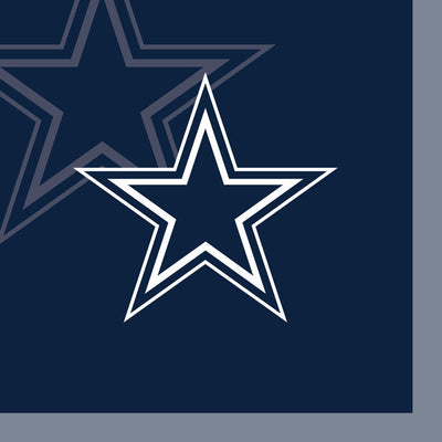 192/Case Bulk Dallas Cowboys Beverage Napkins