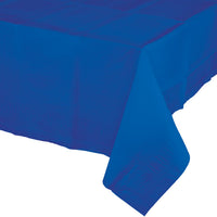 Bulk 6 pc Cobalt Blue Paper Table Covers 54