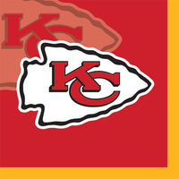 192 pc Bulk Kansas City Chiefs Beverage Napkins - Sports Party Supplies by Creative Converting