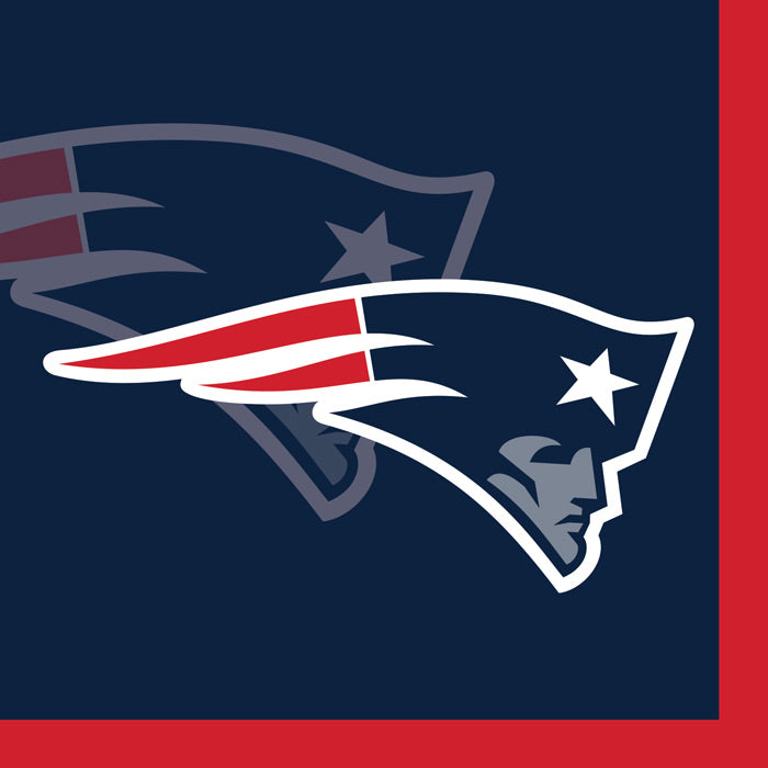 192 pc Bulk New England Patriots Beverage Napkins - Sports Party Supplies by Creative Converting