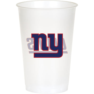 96/Case Bulk New York Giants 20 oz Plastic Cups